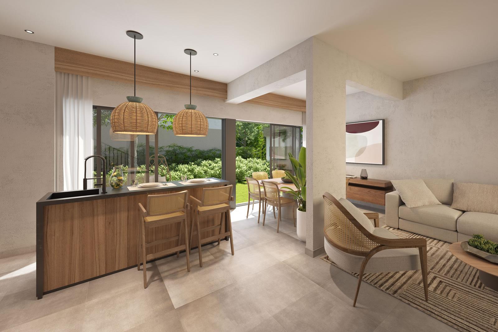 New 2 Bedroom Townhouses for Sale, Parque de las Canas, Vista Cana, Punta Cana, Dominican Republic — photo 2