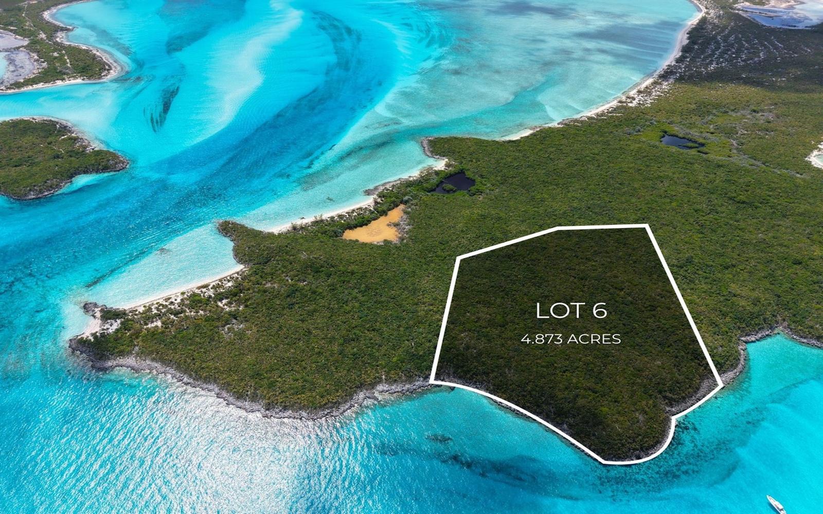 4.87 Acres of Waterfront Land for Sale, Pipe Cay, Exuma, Bahamas — photo 1