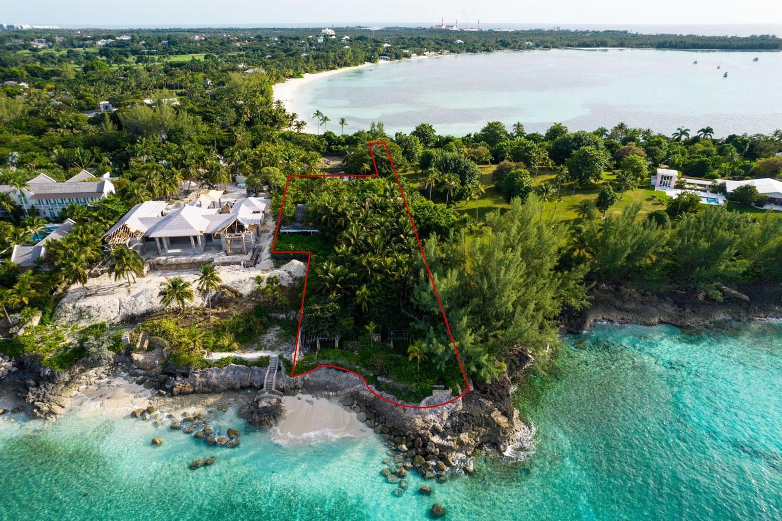 1.27 Acre Beachfront Lot for Sale, Lyford Cay, New Providence, Bahamas — photo 1