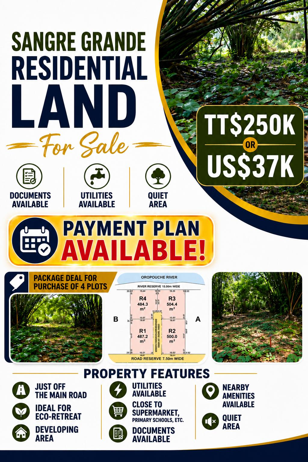 Residential Land for Sale - Sangre Grande, Trinidad — photo 2