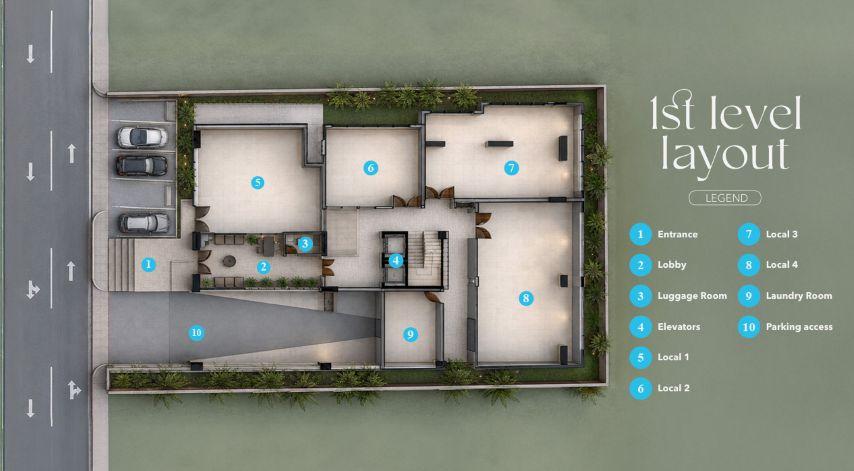 Prime development opportunity 1000 m² lot with approved 5-level project in walking distance to Bavaro Beach - El Cortecito — photo 4