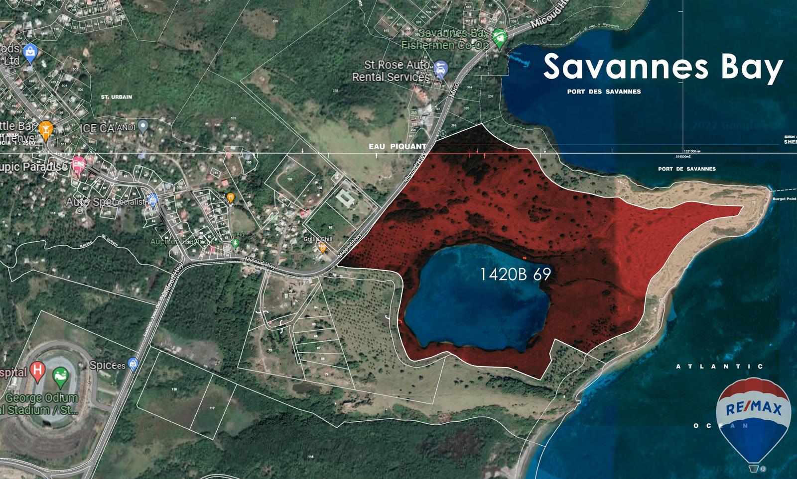 Rare Oceanfront Development Opportunity with Natural Pond – Savannes Bay, Micoud, Saint Lucia — photo 2
