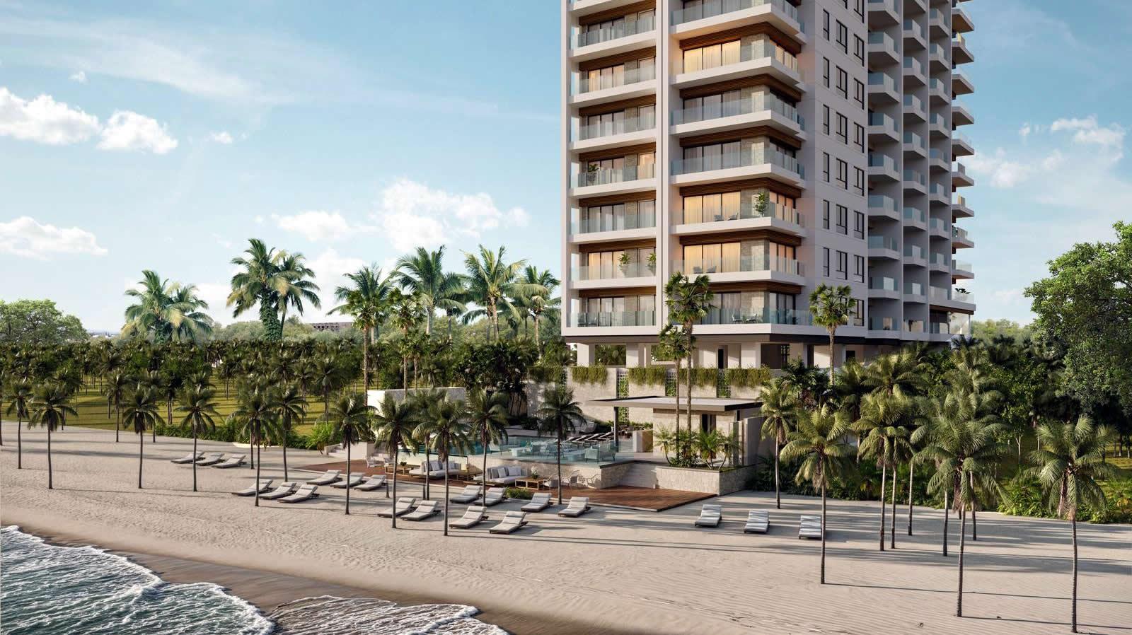 New 1 Bedroom Beachfront Apartments for Sale, Mare I, Juan Dolio, San Pedro de Macoris, Dominican Republic — photo 1