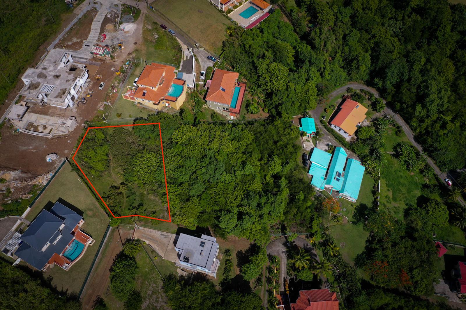 0.51 Acre Lot for Sale, Bonne Terre, Gros Islet, St Lucia — photo 4