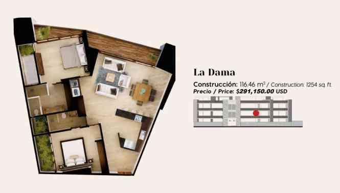 Apartment for sale in Playa del Carmen — photo 5