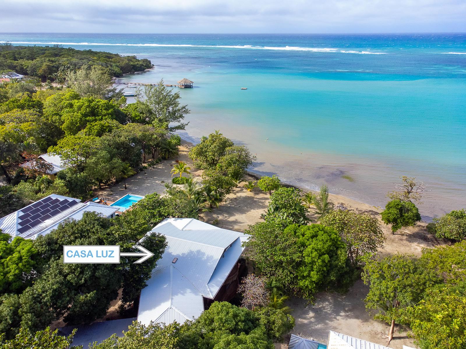 4 Bedroom Beachfront Home for Sale, Palmetto Bay, Roatan — photo 3
