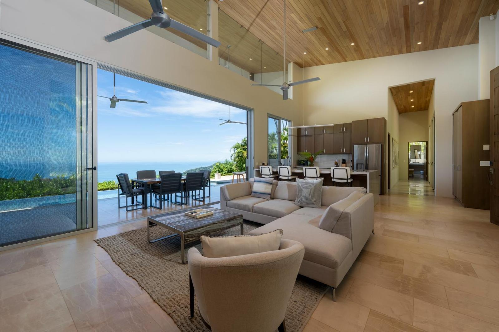 3 Bedroom Ocean-View Luxury Home for Sale, Bella Vista Estate, Dominical, Bahia Ballena, Puntarenas, Costa Rica — photo 4