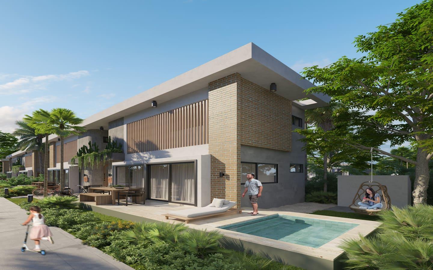 Id-2085 Three-bedroom Townhouse For Sale In Vista Cana — photo 3