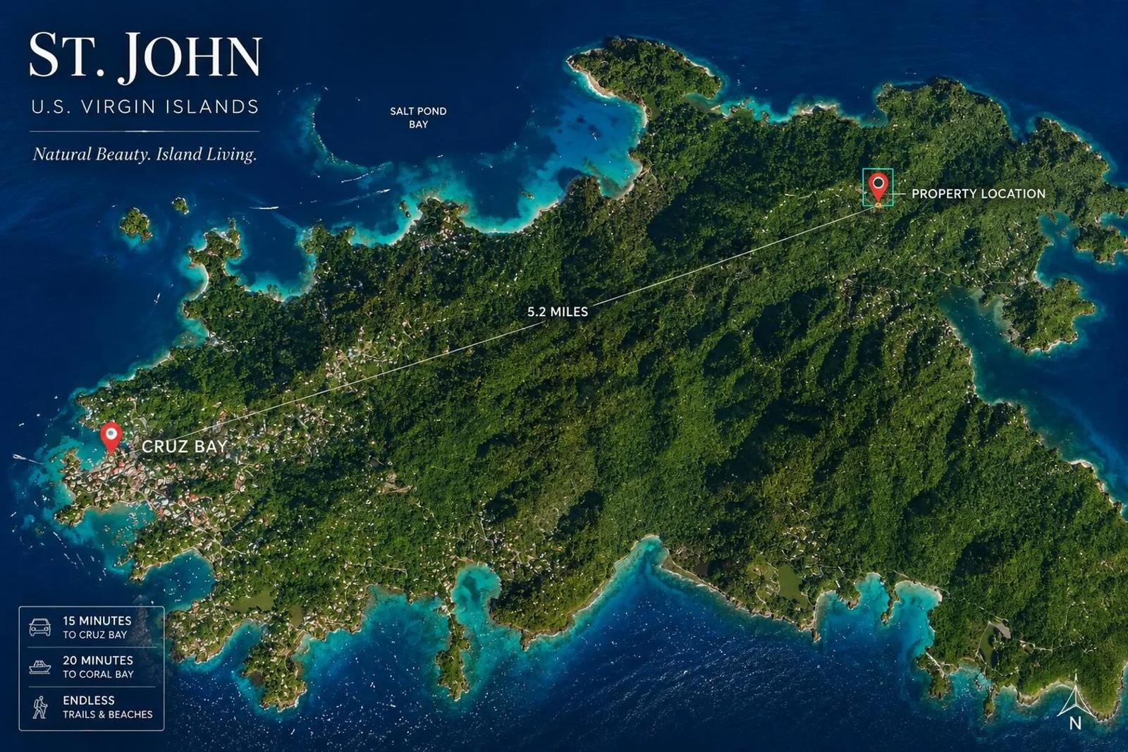 0.5 Acre Lot in St John Island, US Virgin Islands — photo 2
