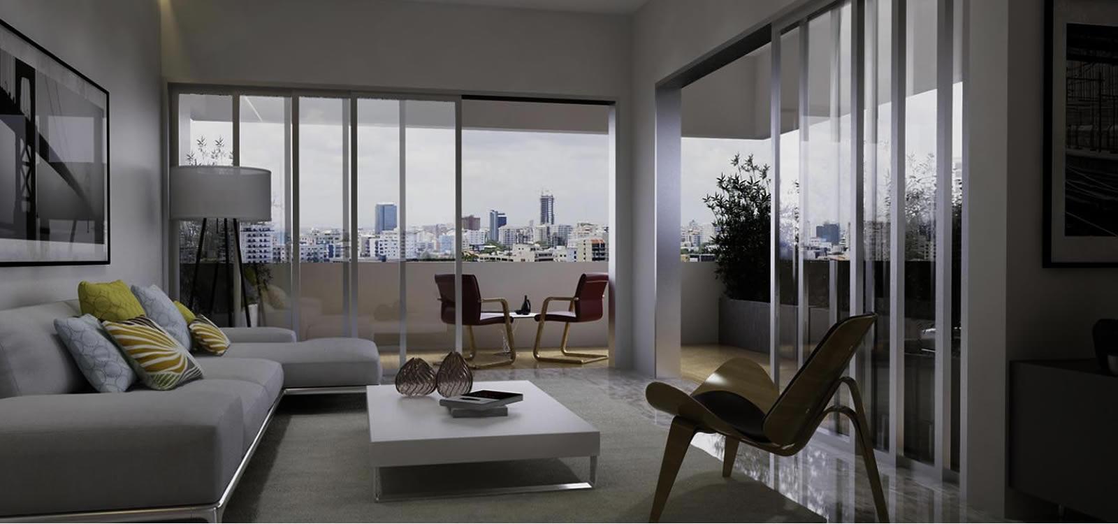 3 Bedroom Penthouse Condo for Sale, Evaristo Morales, Santo Domingo, Dominican Republic — photo 1