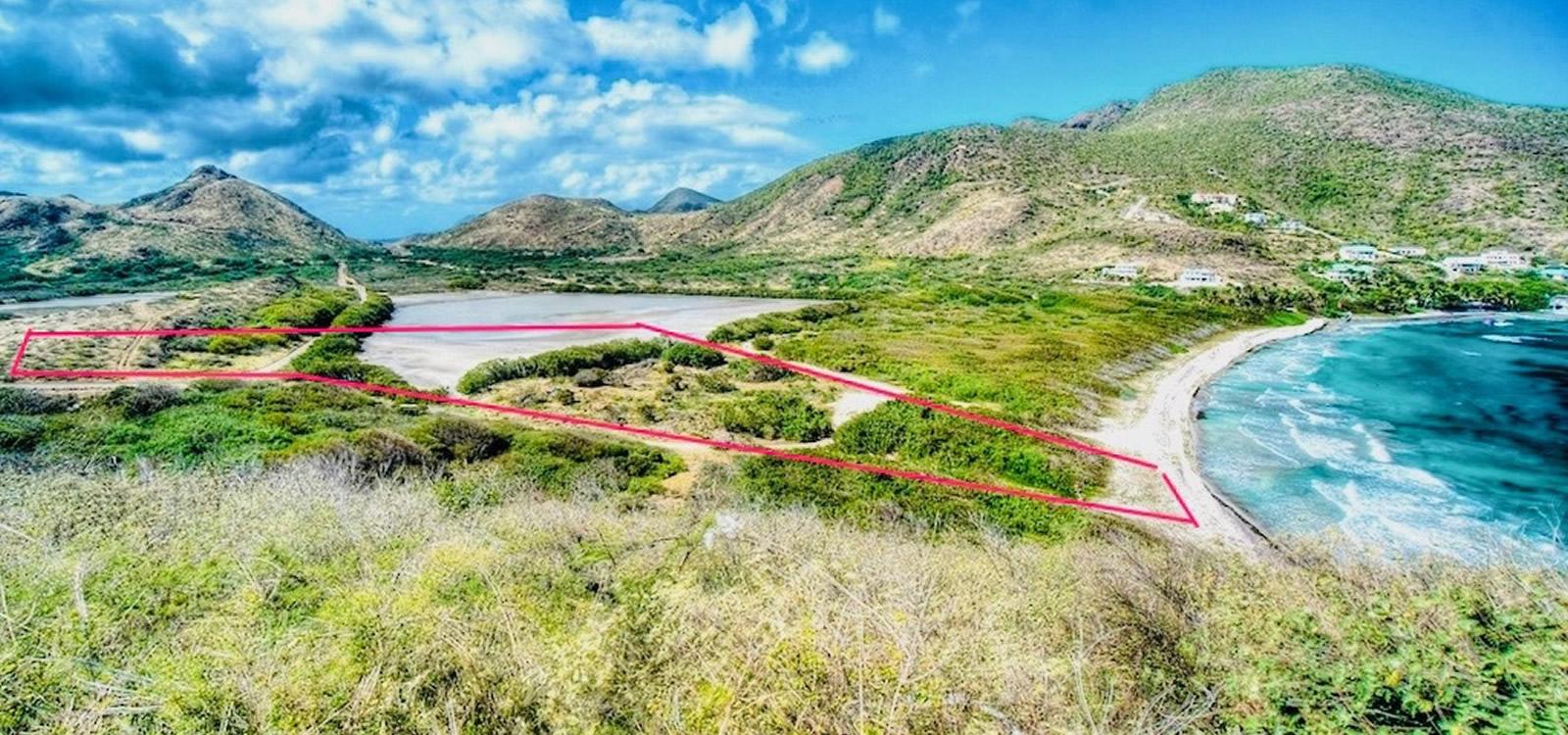 5.28 Acres of Beachfront Land for Sale, Sandy Bank Bay, St Kitts — photo 1