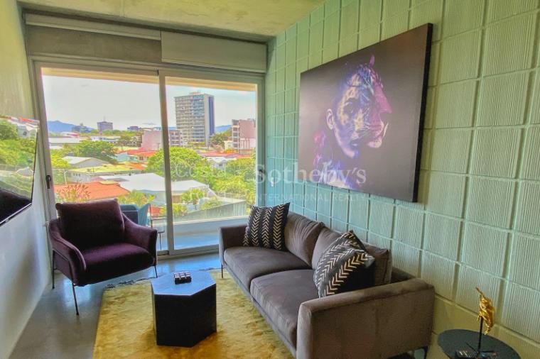 1 bedroom property for sale — Beautiful Rohrmoser 1BR City View Condo at San José, Rohrmoser, Costa Rica. — photo 3