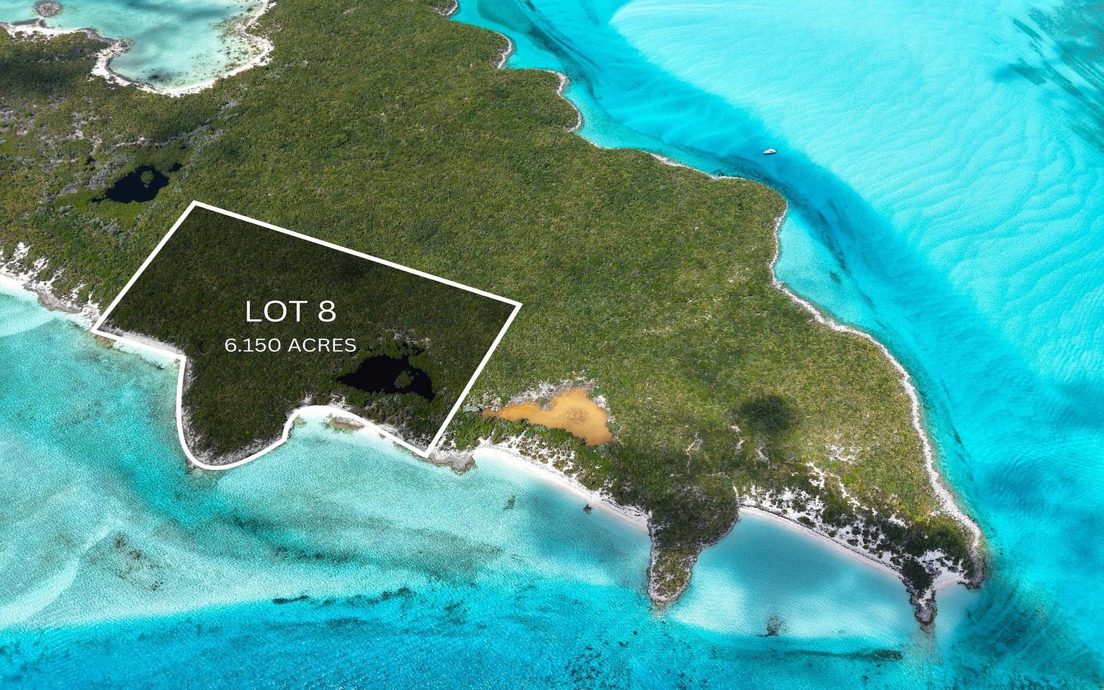 6.1 Acres of Waterfront Land for Sale, Pipe Cay, Exuma, Bahamas — photo 1