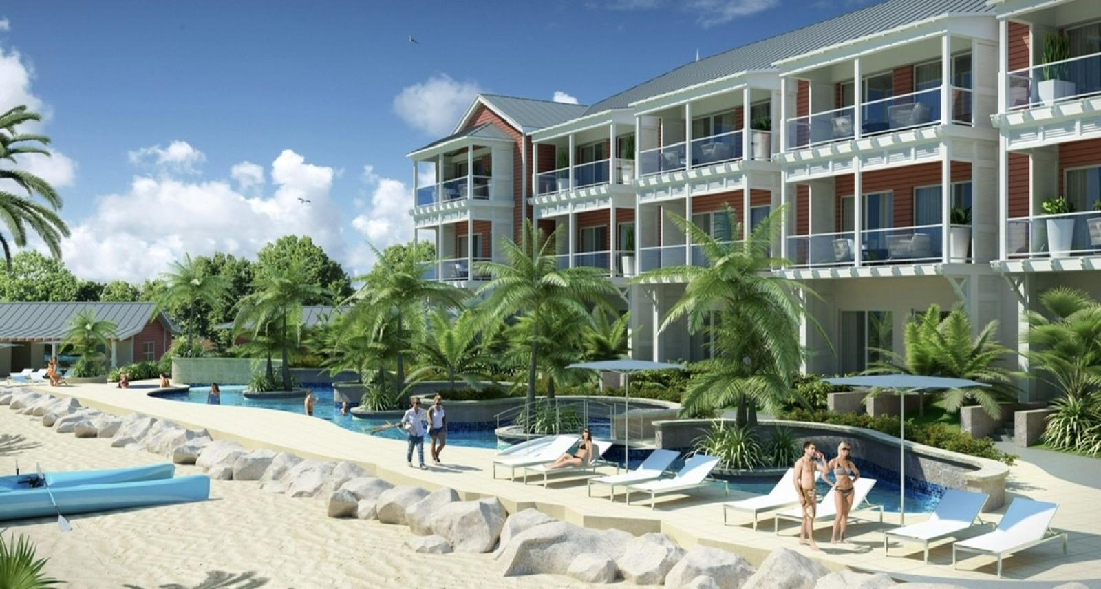 Freehold - Enjoy the view out to the pool, beach area, and across the wide open panorama of the North Sound from your covered balcony. — photo 2