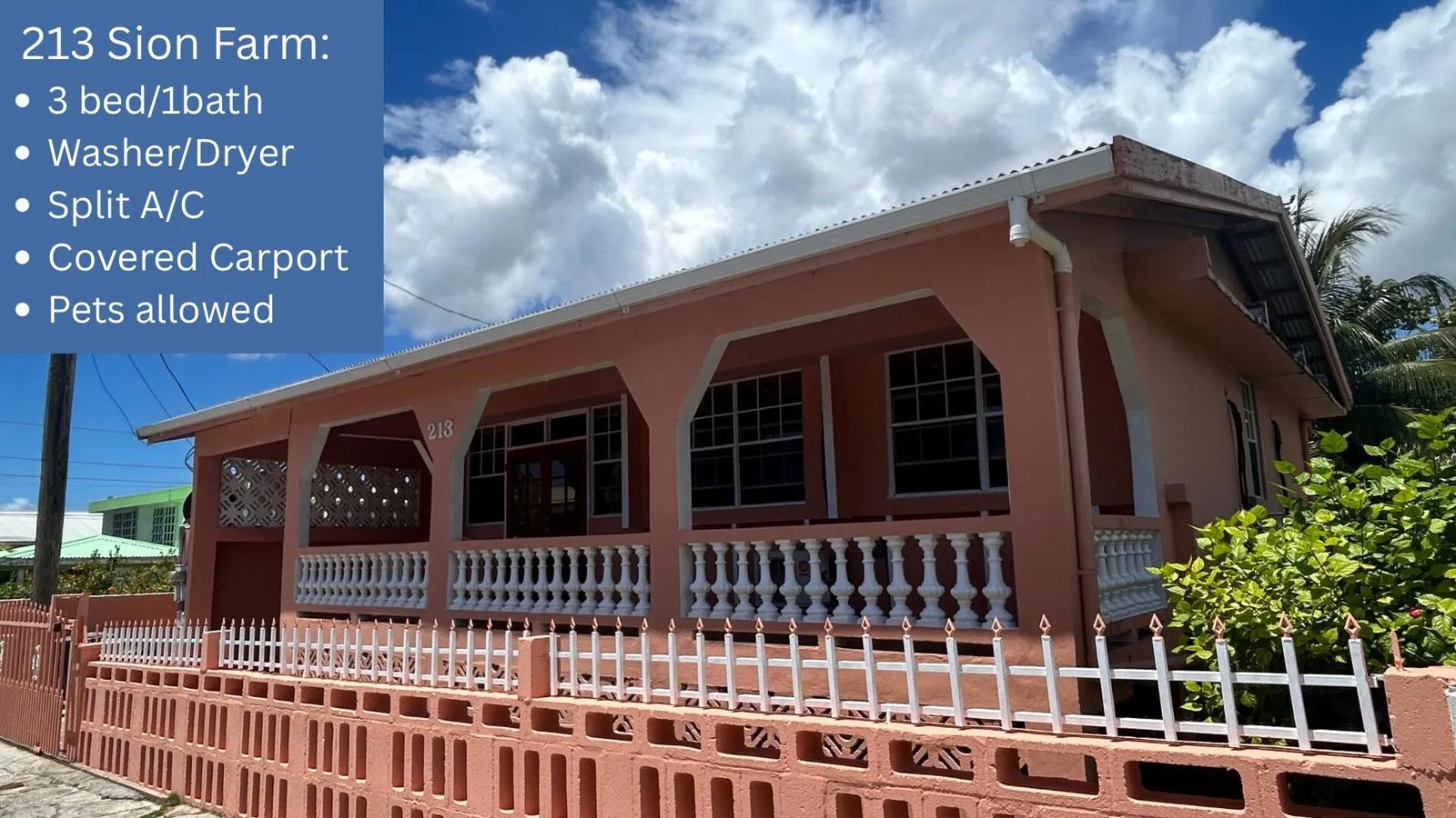 3 Beds 1 Bath Home in Sion Farm, St. Croix — photo 1
