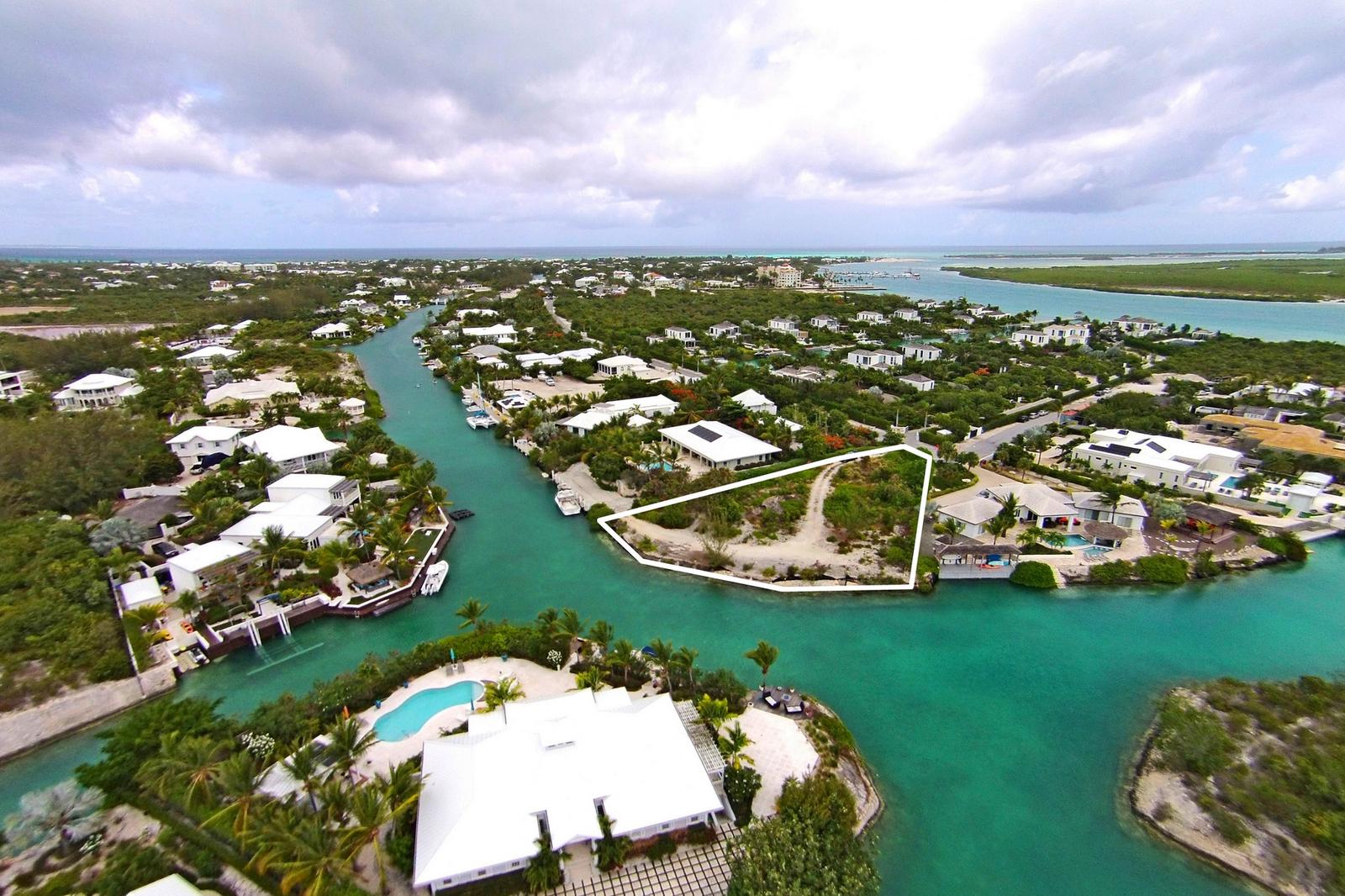 0.61 Acre Canal-Front Lot for Sale, Bougainvillea Drive, Leeward, Providenciales, Turks & Caicos — photo 3