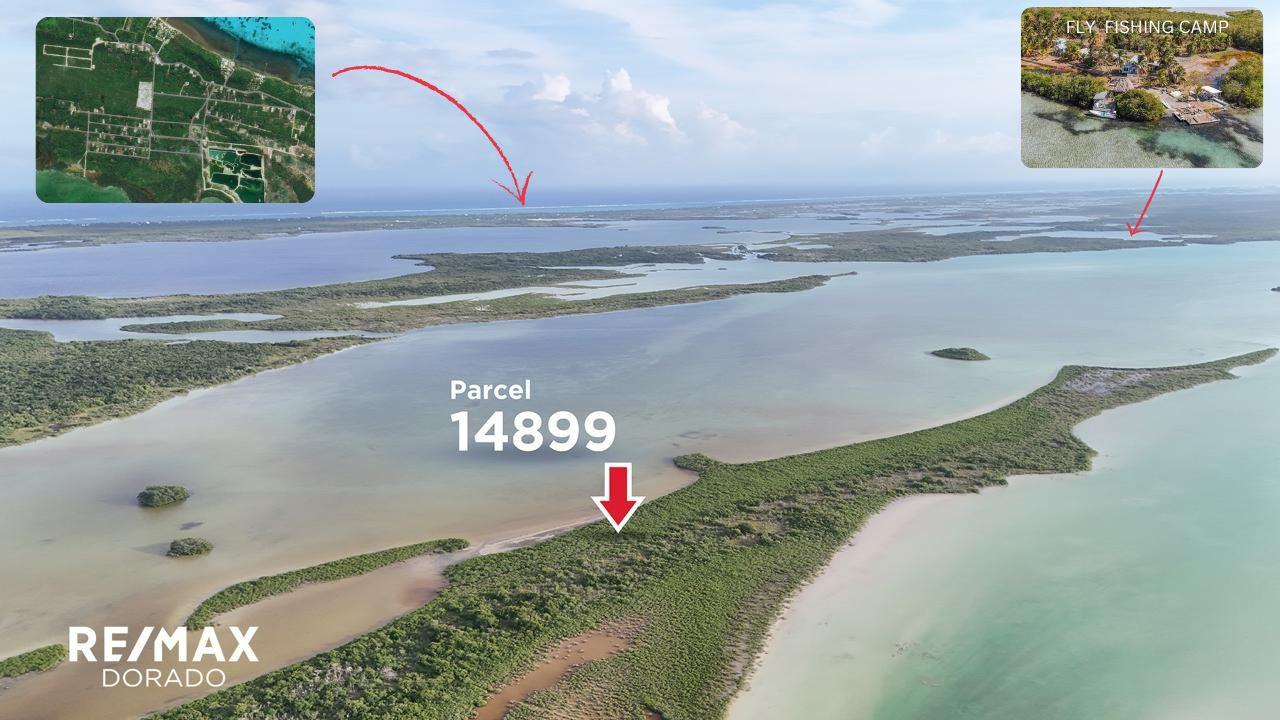 Beach front lot North of Secret Beach, Ambergris Caye — photo 1