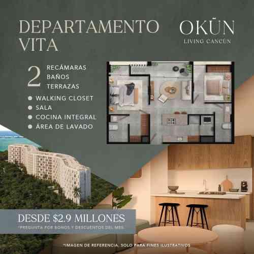 Apartment for sale in Cancun, Mexico — photo 2