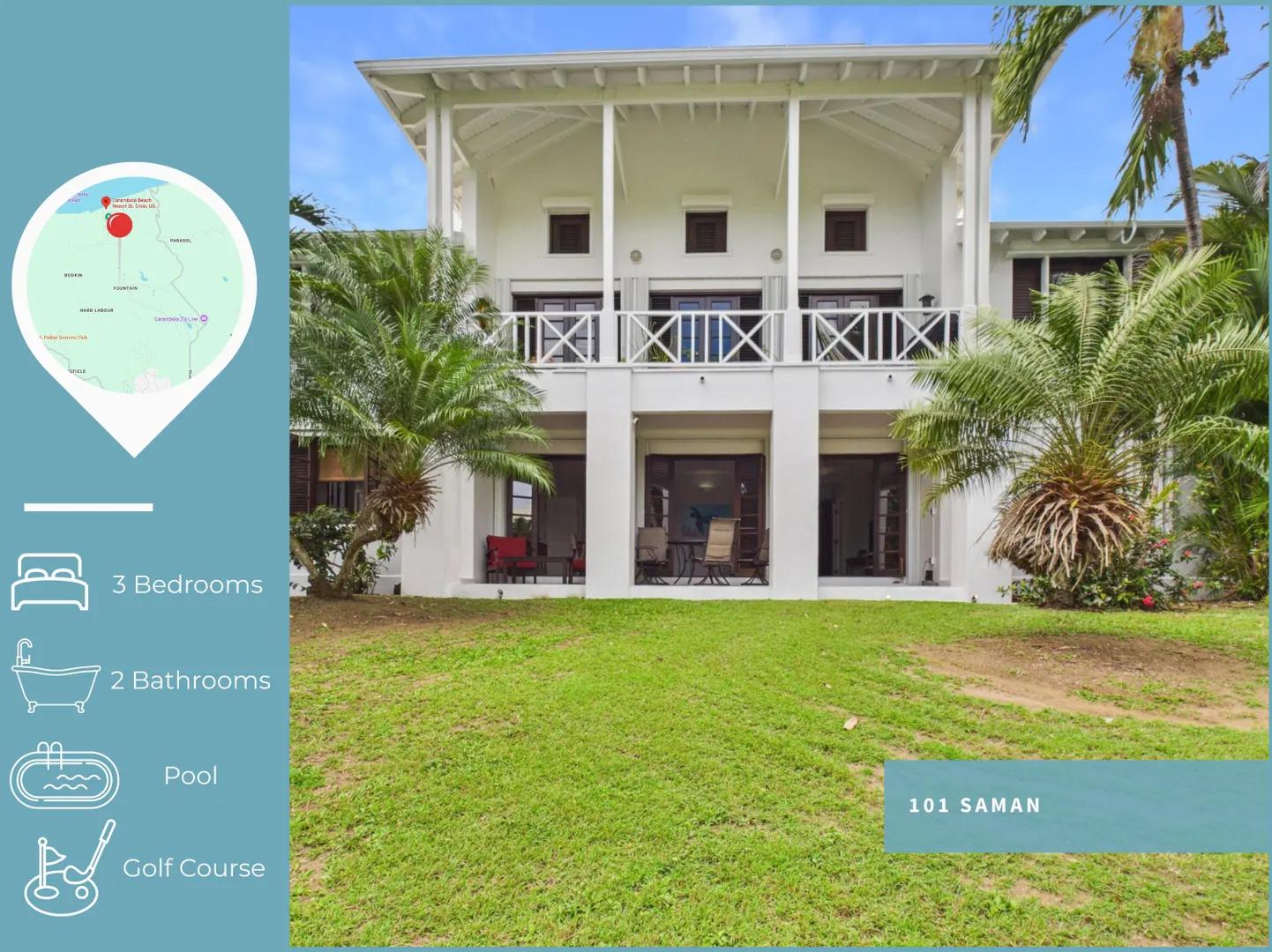 3 Beds 2 Baths Condo in Carambola Golf Course, US Virgin Islands — photo 1