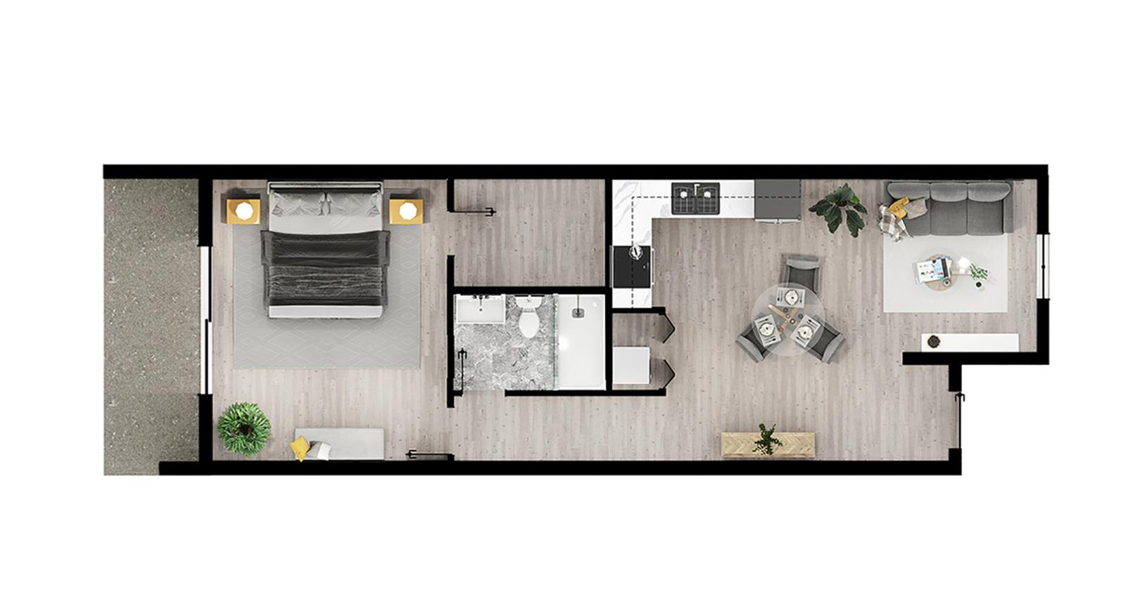 #23 Ria Development 1 Bed — photo 5