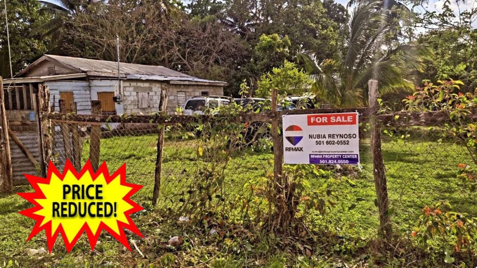 Listing 3003 - Corner Lot Fixer-Upper with Two Structures – Carmelita Village, Orange Walk District — photo 1