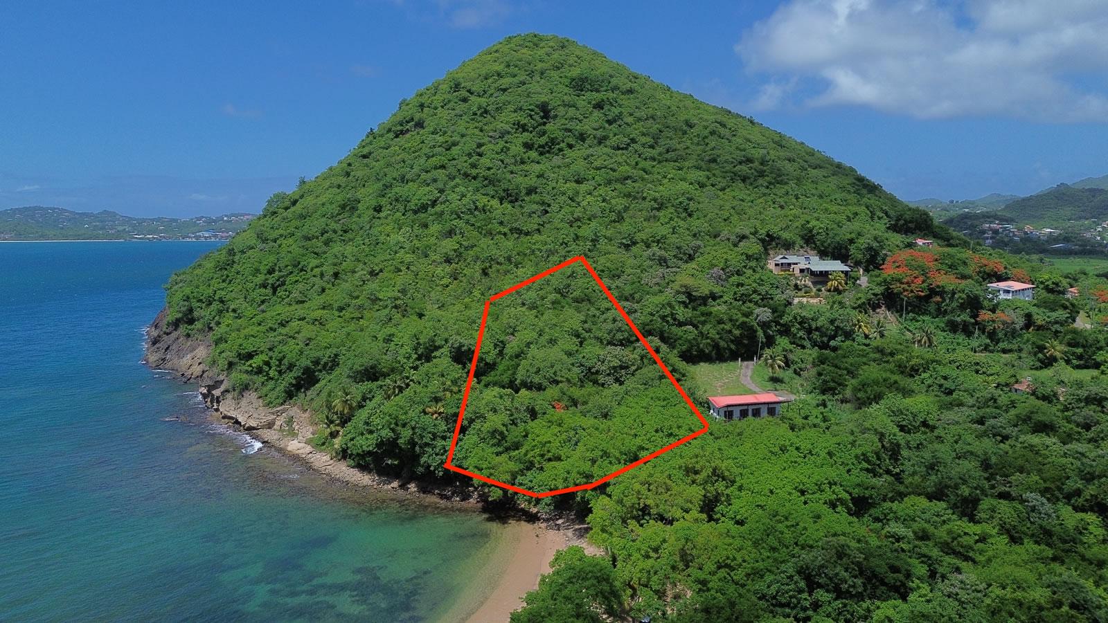 1.96 Acre Waterfront Property for Sale, Trouya, St Lucia — photo 2