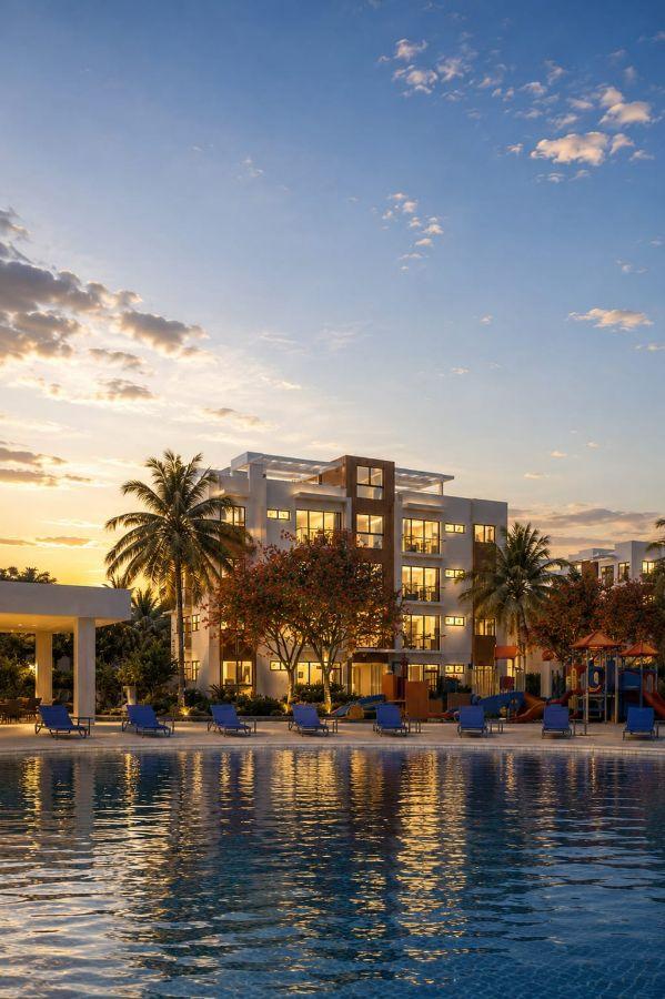One Bedroom Apartments in Gated Community with Socail Areas, Pool, Kids Playgroung, Walking and Biking Trails, Gardens and Flexible Payments on Outsides of Punta Cana — photo 5