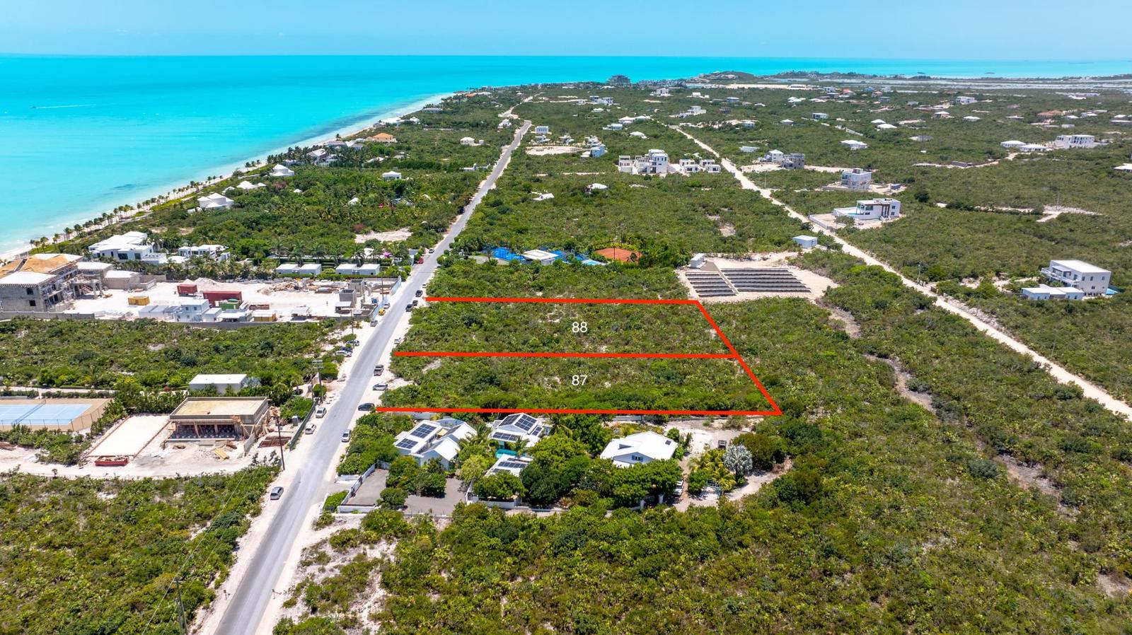 Two contiguous one-acre parcels in Long Bay, Providenciales, Turks and Caicos Islands — photo 1