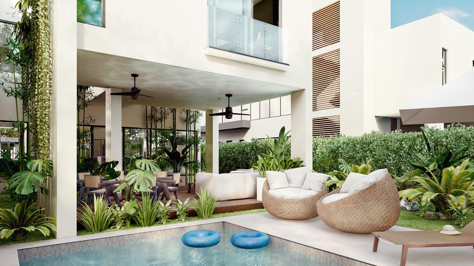 New 3 Bedroom Townhouses for Sale, Akana, Cap Cana, Dominican Republic — photo 2