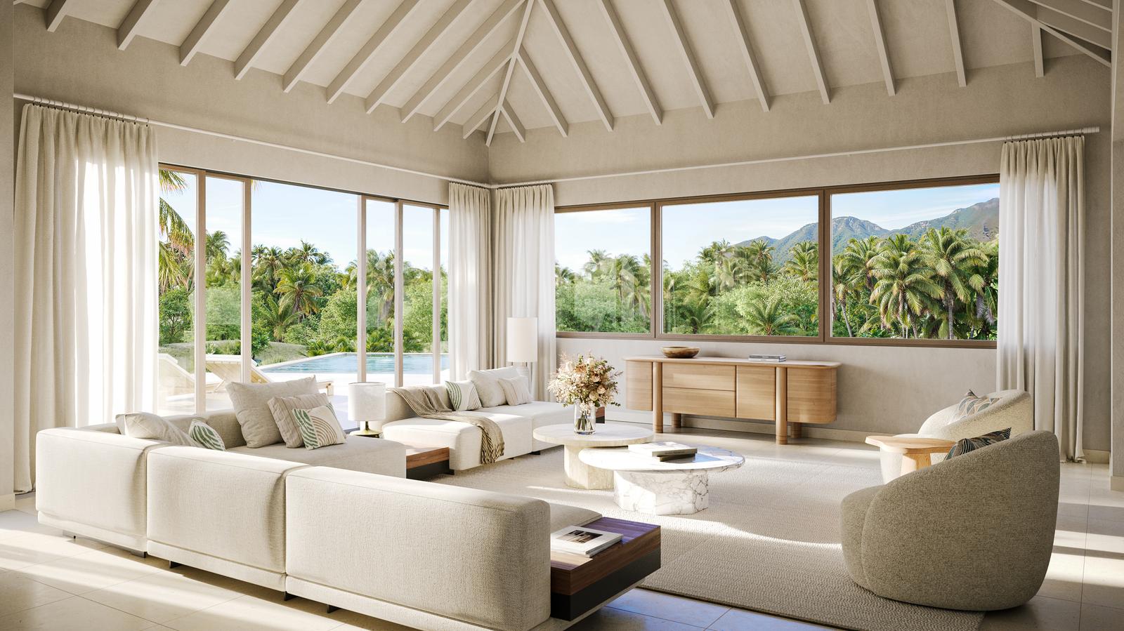5 Bedroom Luxury Villa for Sale, Villas at Pinney's Beach, Four Seasons Resort Estates, Nevis — photo 4