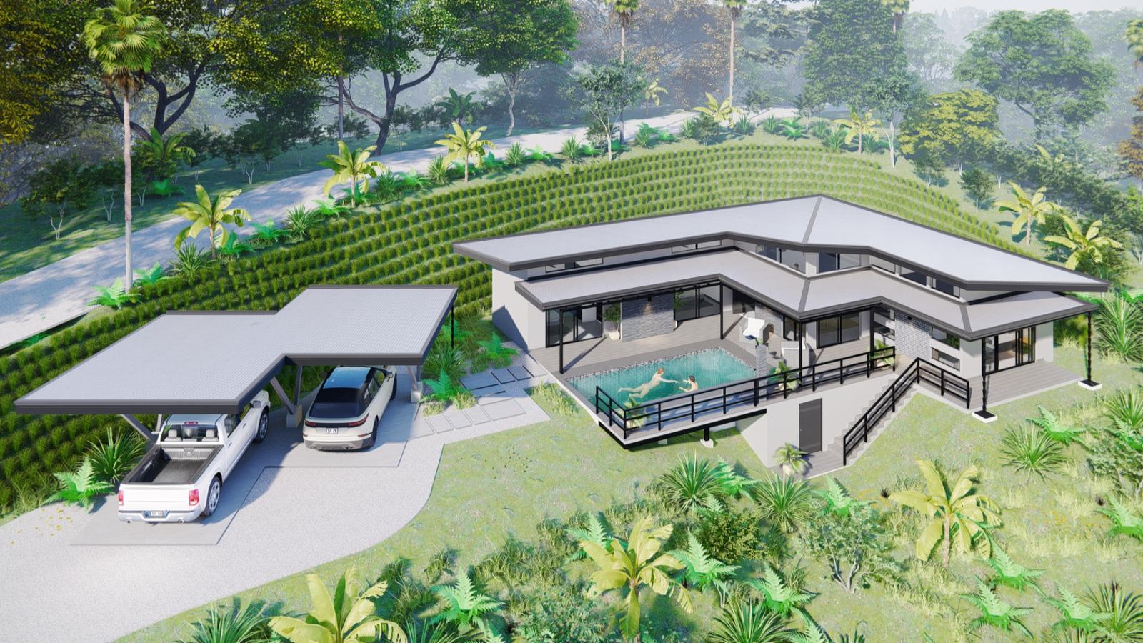 3 Bedroom Pre-Construction Home for Sale, Playa Hermosa, Costa Rica — photo 2
