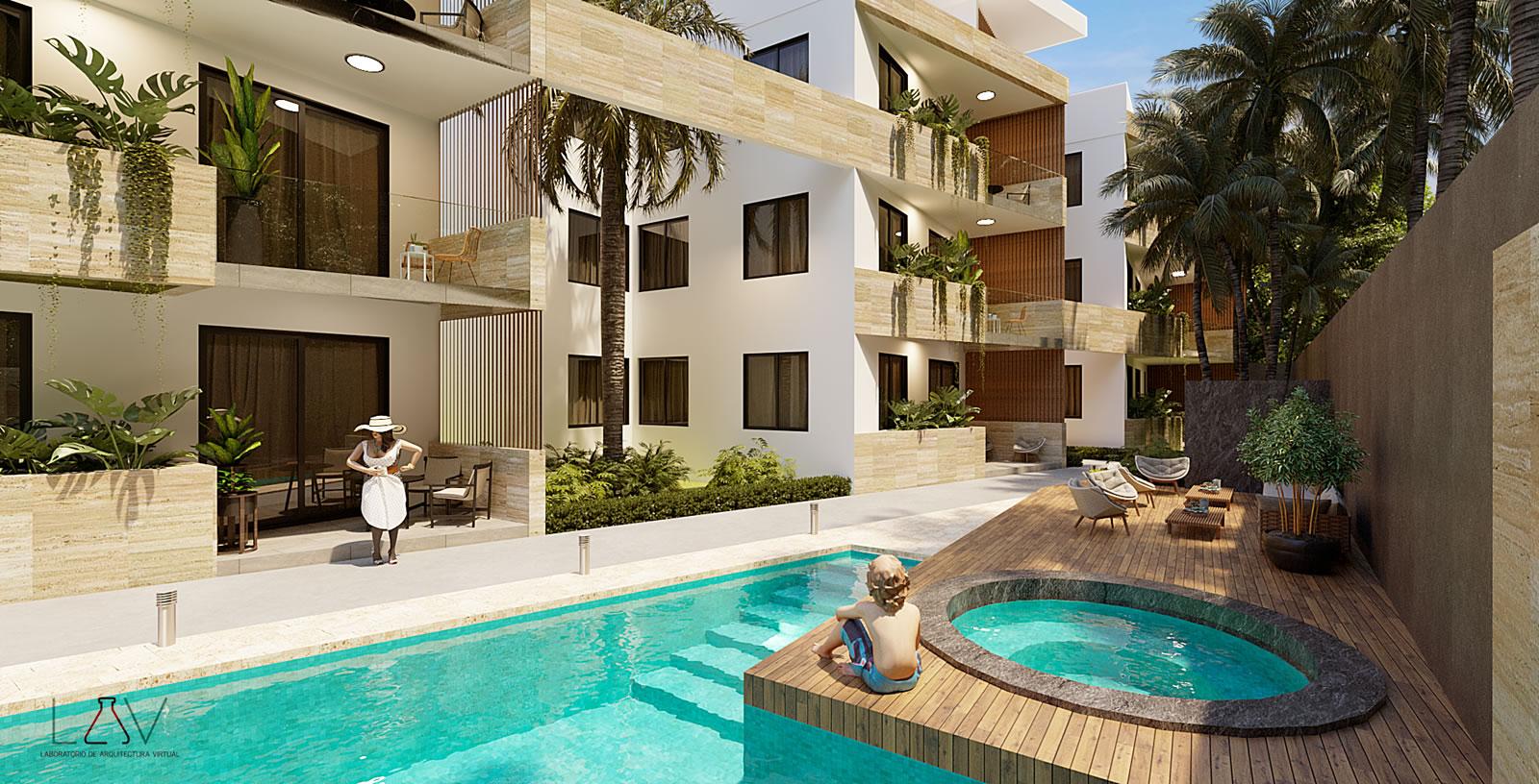 1 Bedroom Apartments for Sale, Zoe Residences, Las Terrenas, Dominican Republic — photo 3