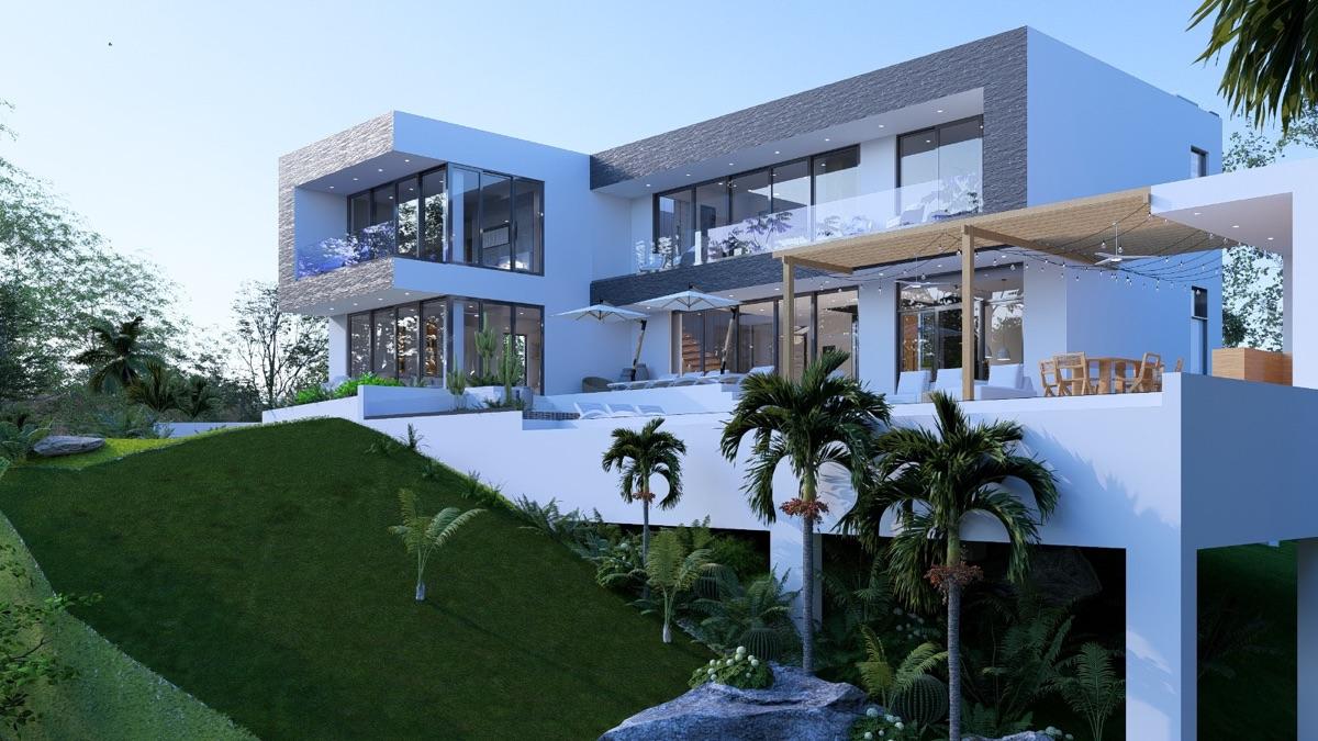 4 bedroom property for sale — Luxury Independent Ocean View Villa with Pool and Full Amenities in Secure Gated Community in Las Terrenas, North East Coast, DO. — photo 2