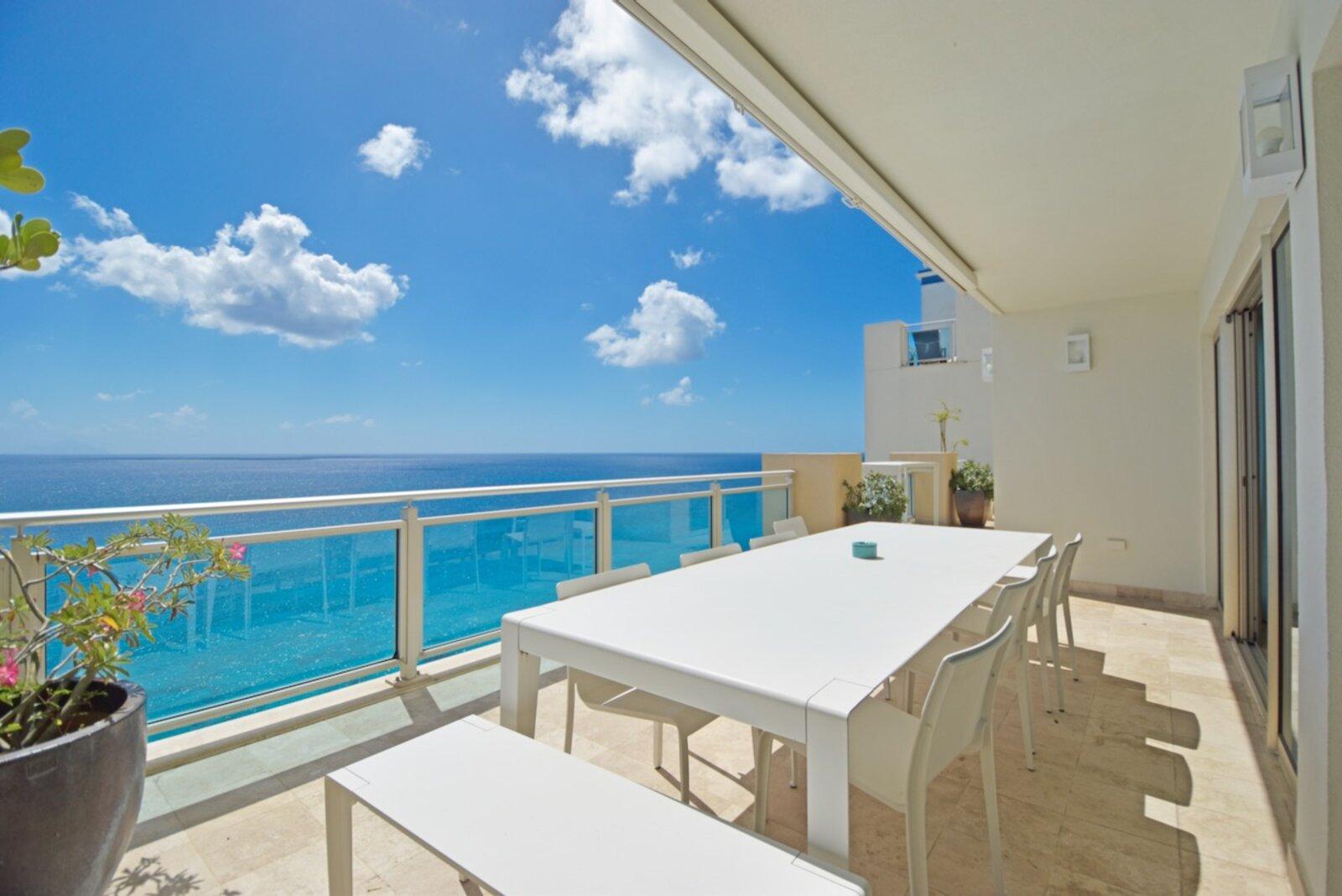 5 Bedroom Beachfront Penthouse for Sale, The Cliff, Cupecoy, St Maarten — photo 2