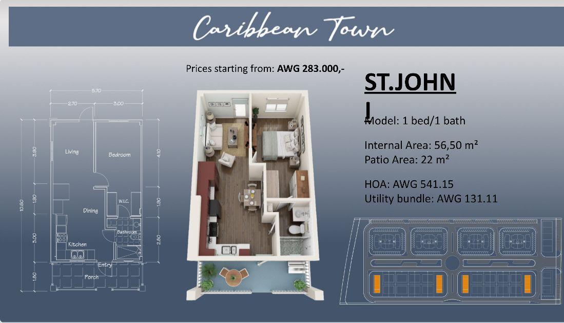 Caribbean Town - St. John I - Townhouse — photo 2