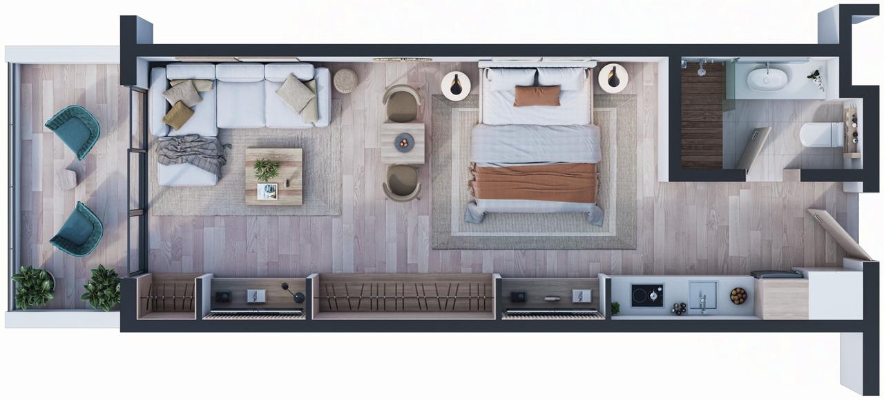 1 Bedroom Studio Apartment Punta Cana — photo 5