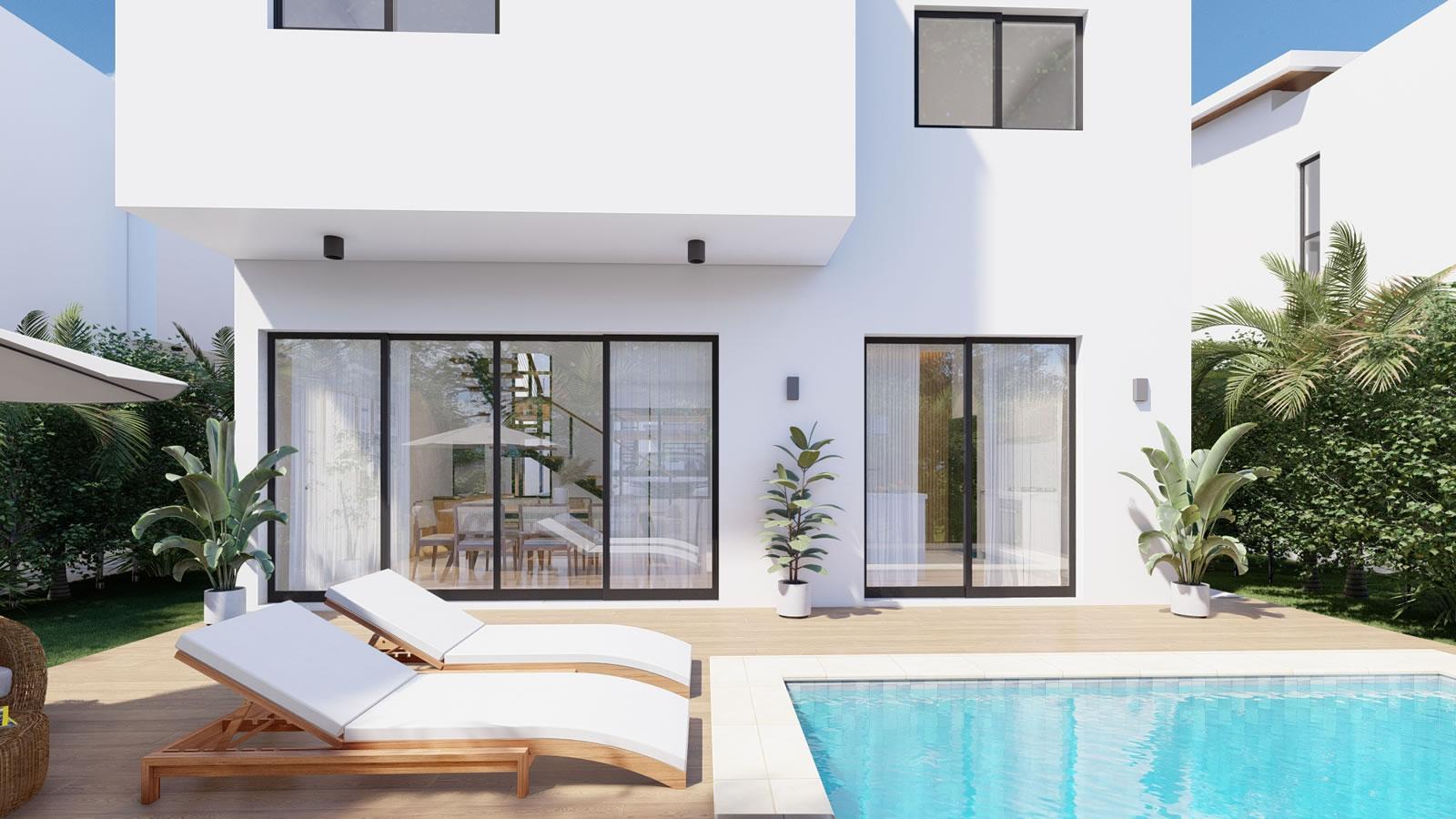 New 3 Bedroom Villas for Sale, Paseo de Sandero, Vista Cana, Punta Cana, Dominican Republic — photo 2
