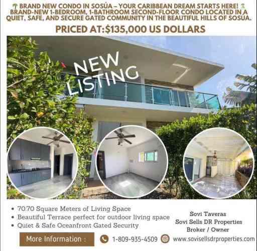 1 Bedroom Apartment For Sale in Sosúa, Dominican Republic — photo 2