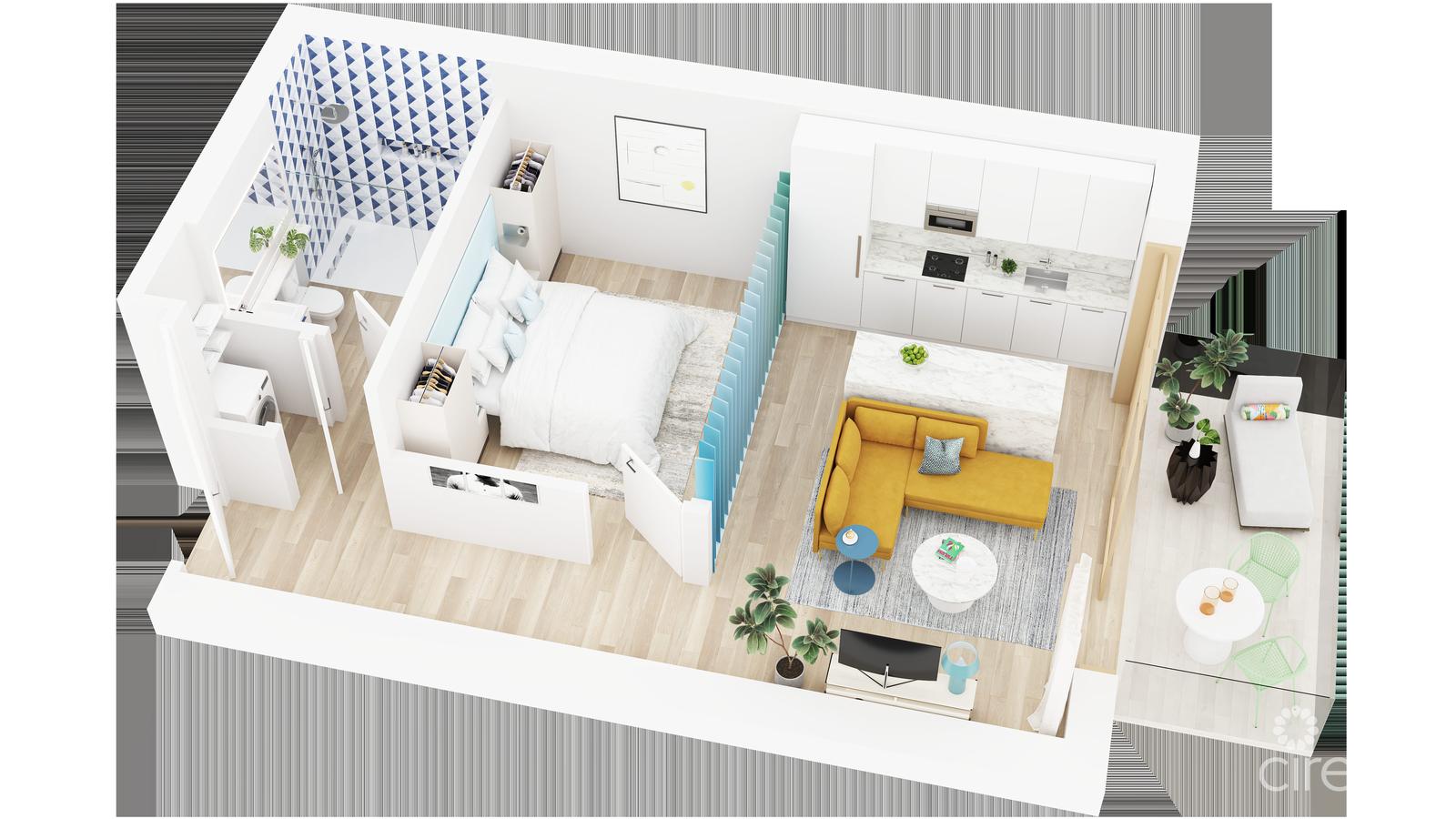 1 Bedroom Condo for Sale, ONE|GT Residences, George Town, Grand Cayman — photo 4