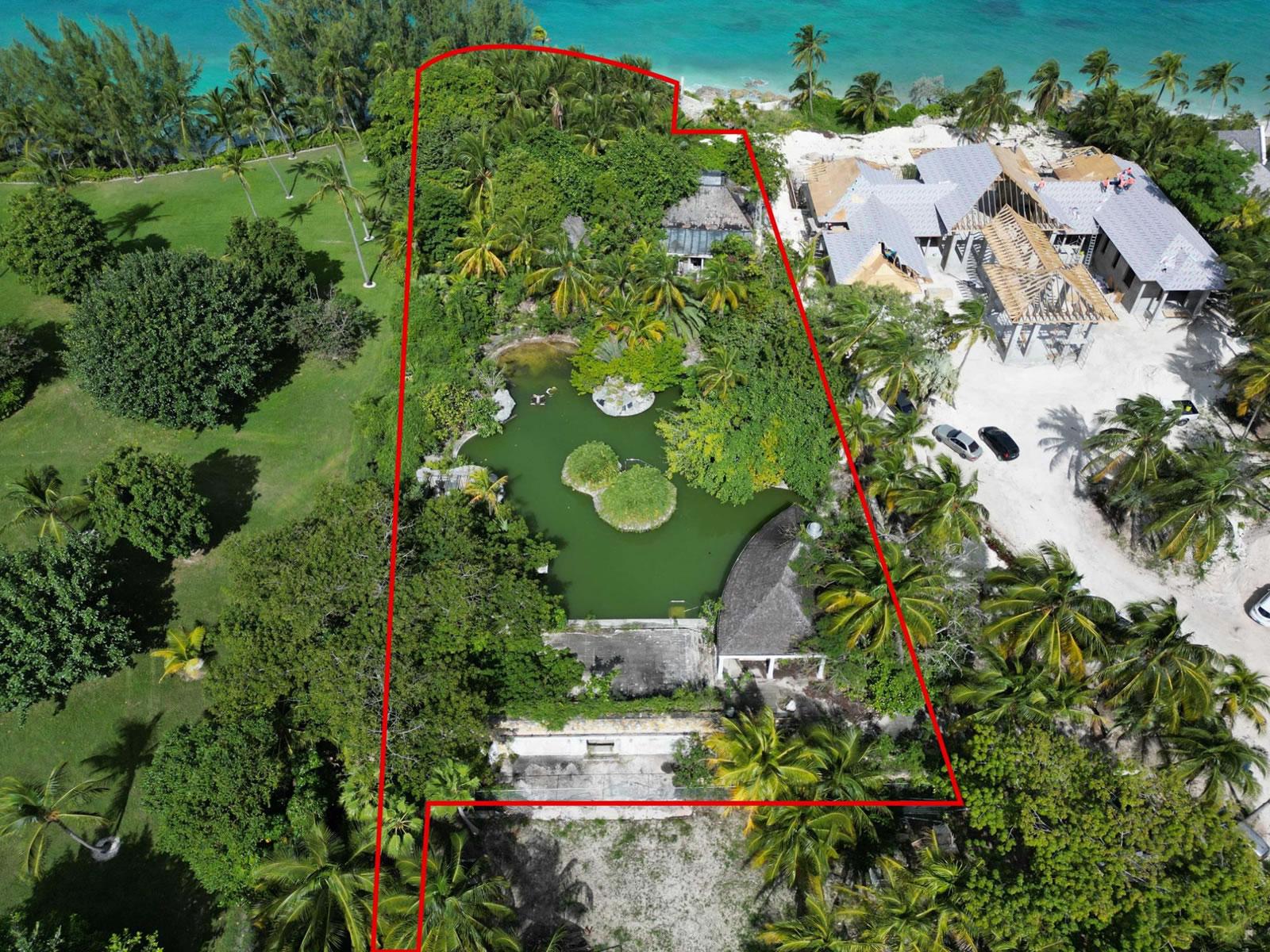 1.27 Acre Beachfront Lot for Sale, Lyford Cay, New Providence, Bahamas — photo 2