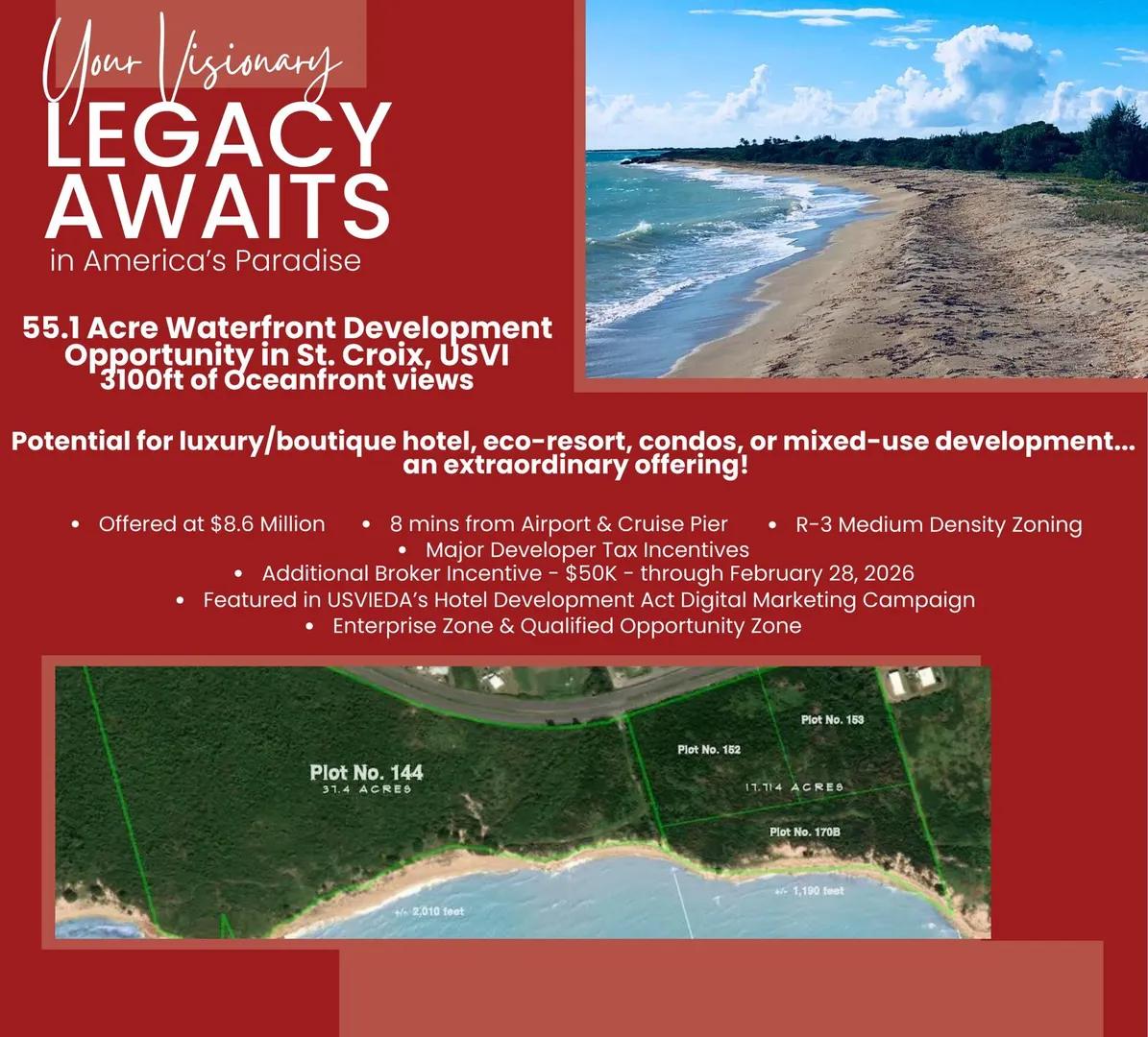 55.1 Acre Waterfront Development Lot - US Virgin Islands — photo 1