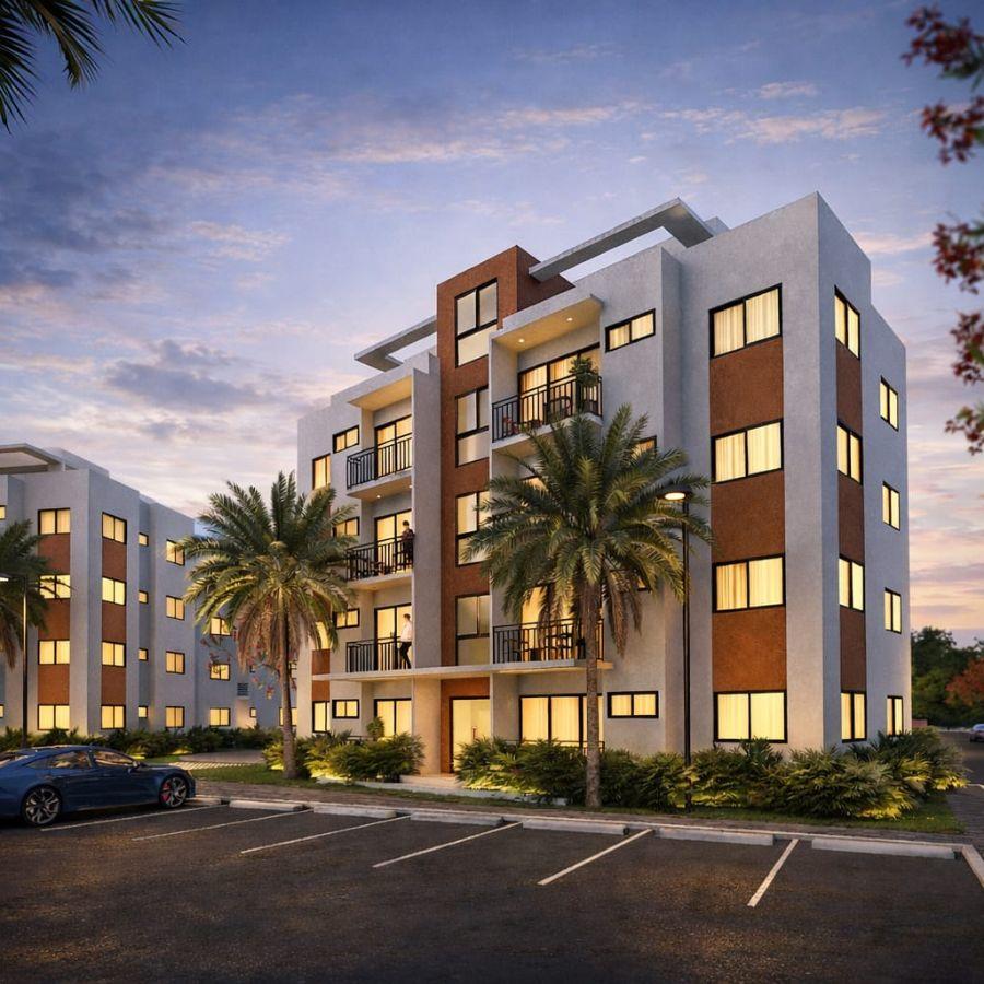 One Bedroom Apartments in Gated Community with Socail Areas, Pool, Kids Playgroung, Walking and Biking Trails, Gardens and Flexible Payments on Outsides of Punta Cana — photo 3