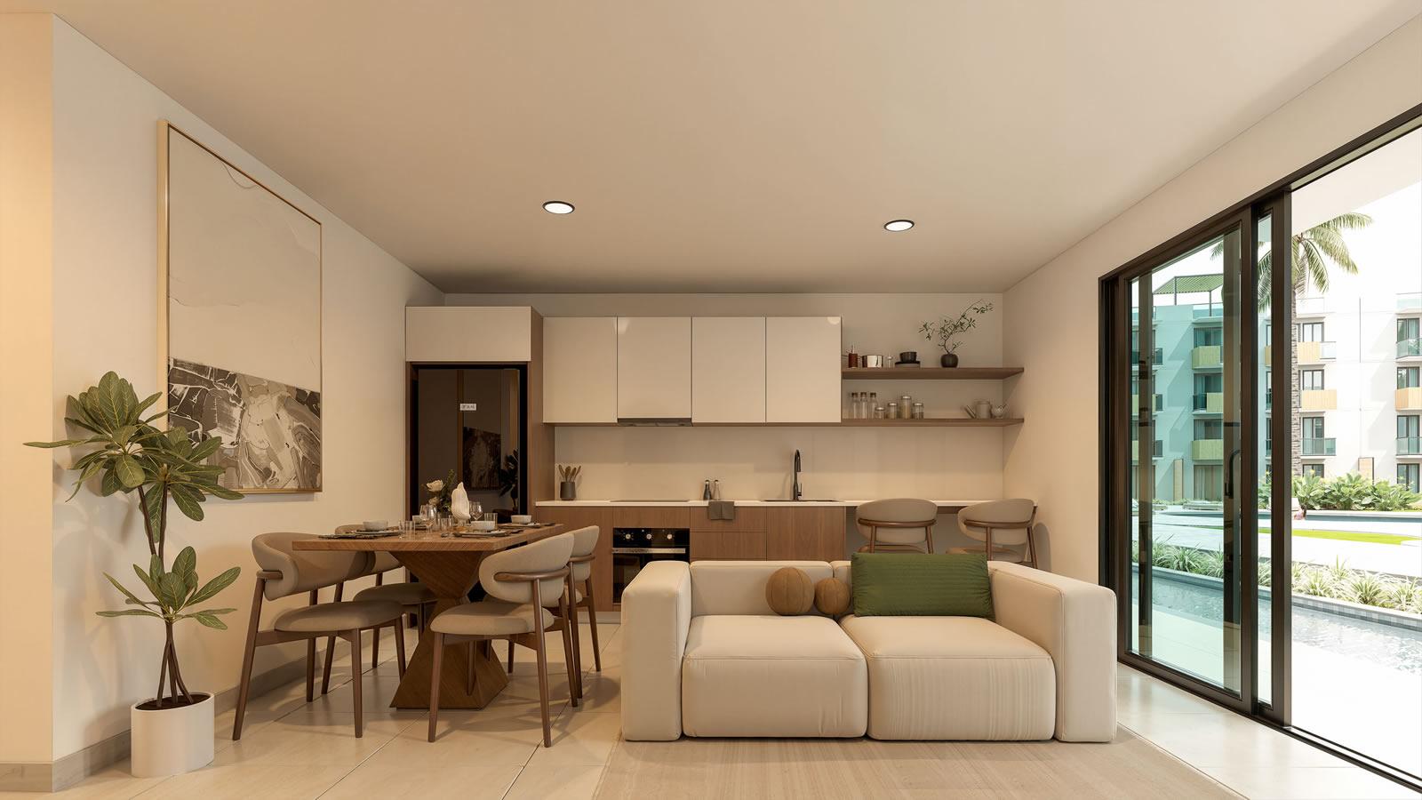 New 2 Bedroom Apartments for Sale, Aura Boulevard, Punta Cana, Dominican Republic — photo 5
