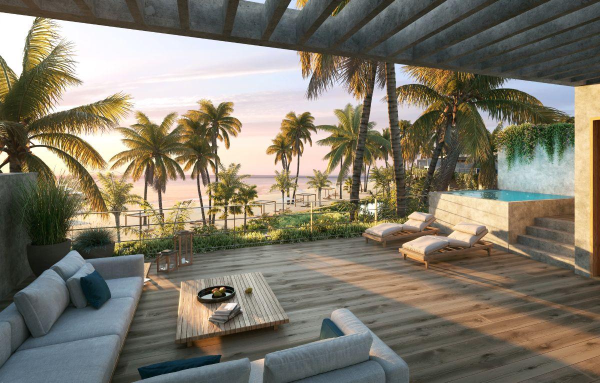 2 bedroom property for sale — Beachfront Luxury Residence with Private Rooftop Jacuzzi in Las Terrenas — photo 1