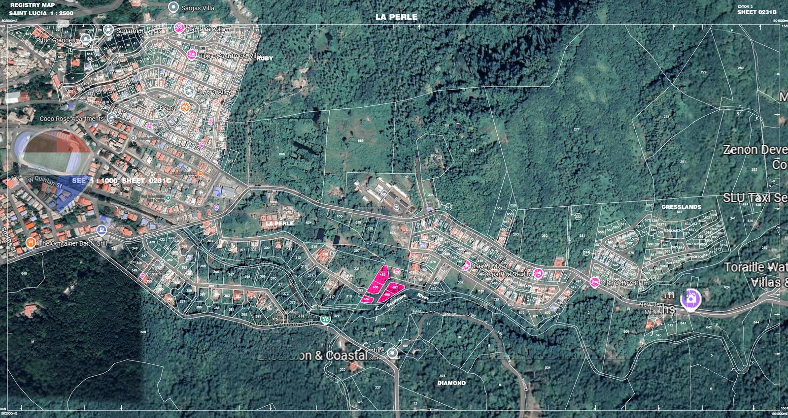 Riverside Development Lots – La Perle, Soufrière, Saint Lucia — photo 4