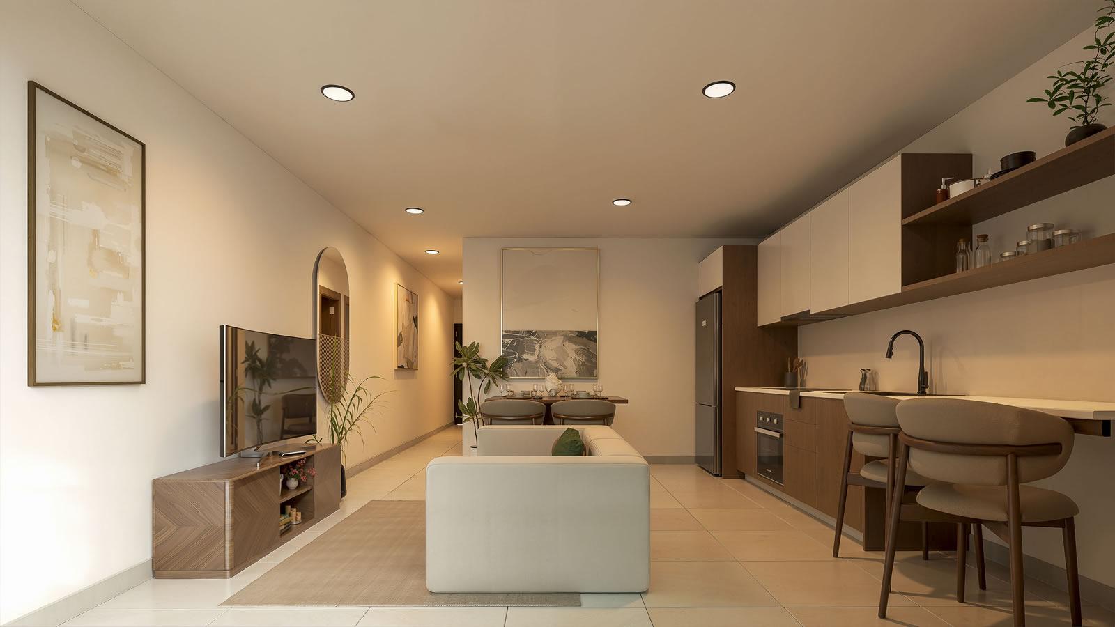 New 1 Bedroom Apartments for Sale, Aura Boulevard, Punta Cana, Dominican Republic — photo 5